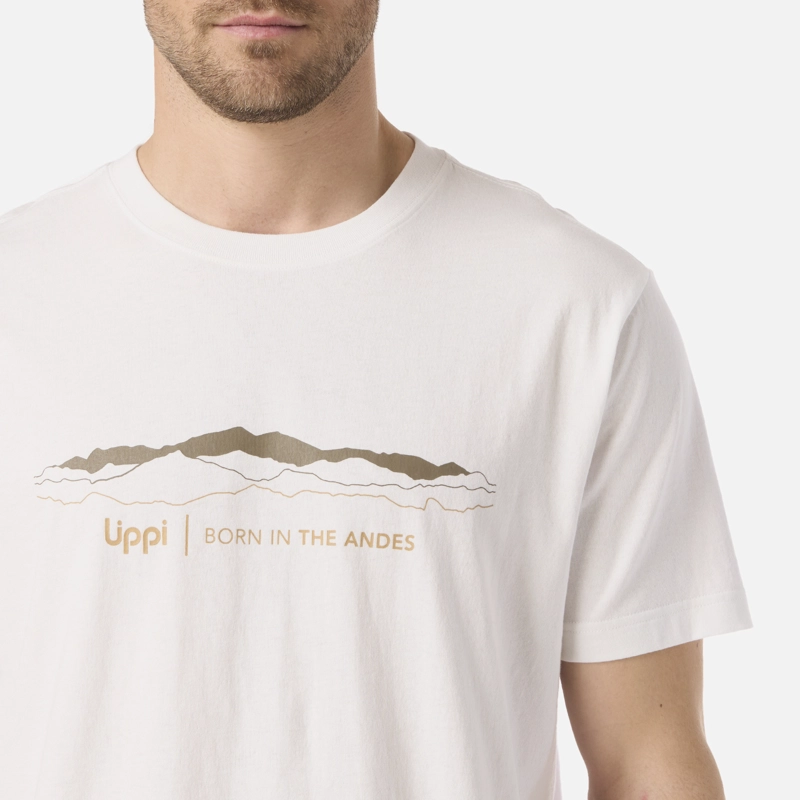 POLERA HOMBRE LOGO LIPPI FRONT PRINT T-SHIRT BLANCO LIPPI V26 - 4