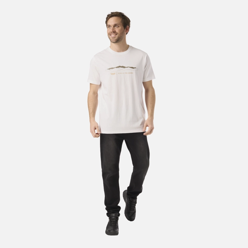 POLERA HOMBRE LOGO LIPPI FRONT PRINT T-SHIRT BLANCO LIPPI V26 - 5