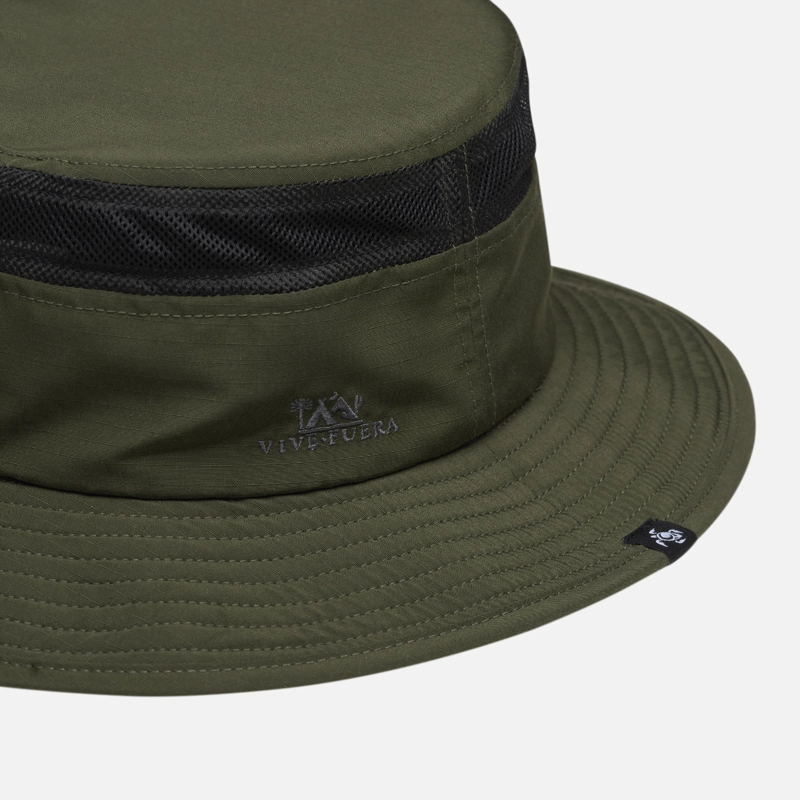 SOMBRERO UNISEX PENSADOR VERDE MILITAR HAKA HONU - 6