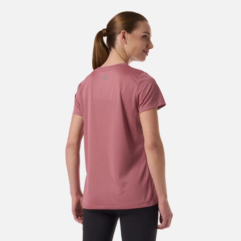 POLERA MUJER CORE Q-DRY T-SHIRT ROSA OSCURO LIPPI - 3