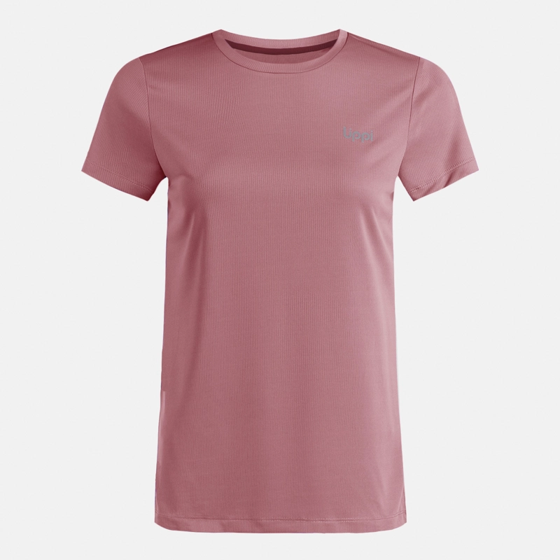 POLERA MUJER CORE Q-DRY T-SHIRT ROSA OSCURO LIPPI - 7