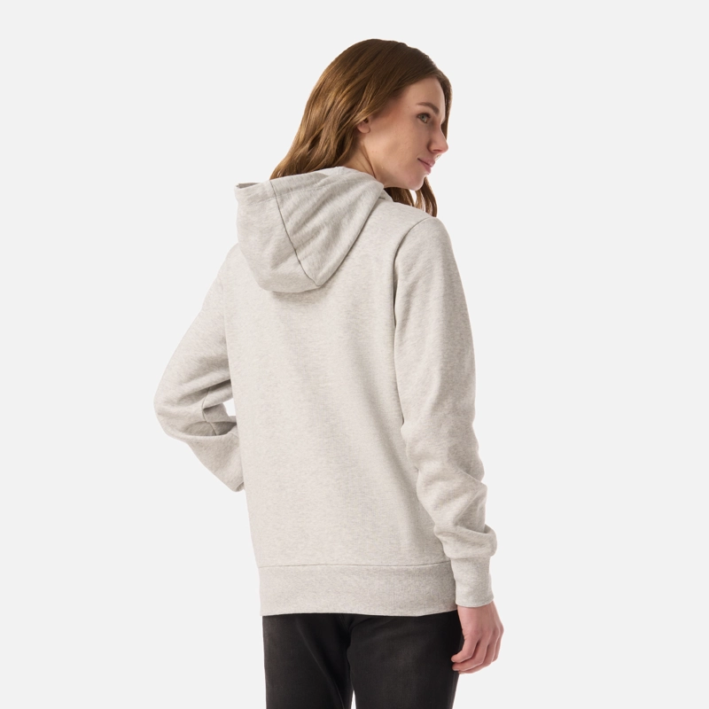 POLERON MUJER ULMO LIGHT FULL ZIP HOODY SWEATSHIRT GRIS LIPPI V26 - 3