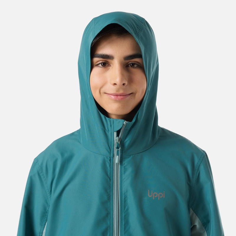 CHAQUETA TEEN BOY NIGHTFALL WINDBREAKER HOODY JACKET PETROLEO OSCURO LIPPI - 4