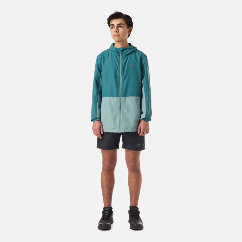 CHAQUETA TEEN BOY NIGHTFALL WINDBREAKER HOODY JACKET PETROLEO OSCURO LIPPI - 7