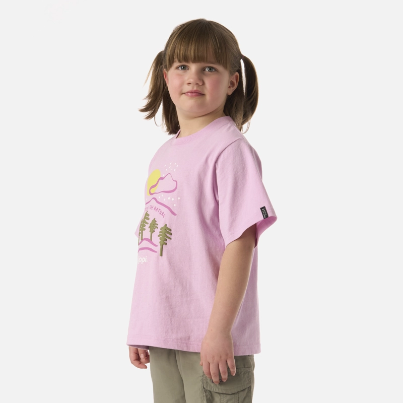 POLERA NIÑA EXPLORE OVERSIZE T-SHIRT ROSA LIPPI - 2