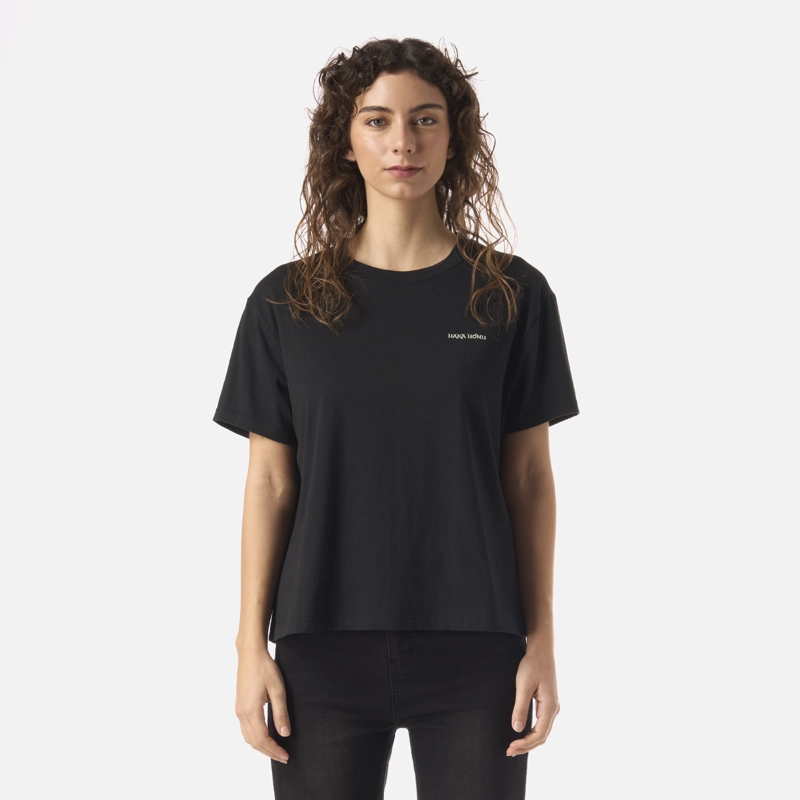 POLERA MUJER POLO NEGRO HAKA HONU - 1