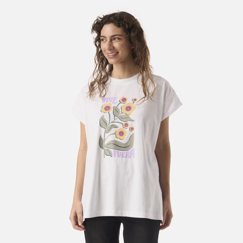 POLERA MUJER GARZA BLANCO HAKA HONU - 1