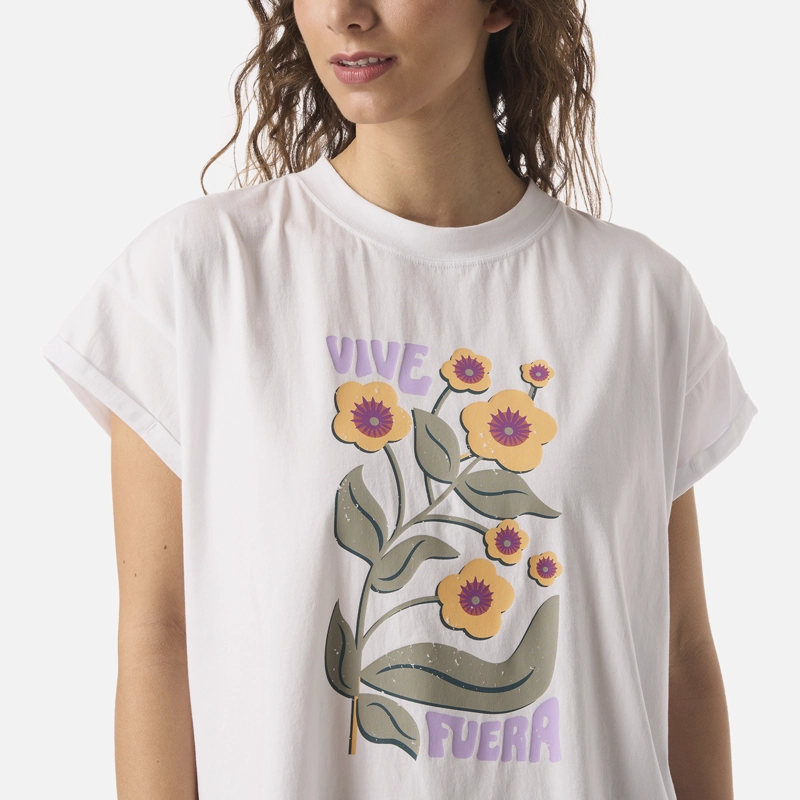 POLERA MUJER GARZA BLANCO HAKA HONU - 4