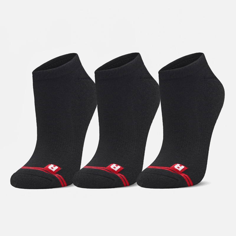 LIPPI CALCETINES LOGO LIPPI PACK NO SHOW NEGRO LIPPI V26