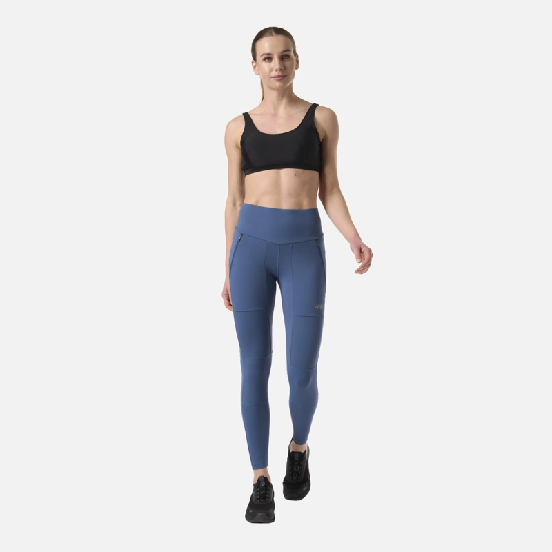 CALZA MUJER PURETREK Q-DRY LEGGINGS AZUL OSCURO LIPPI - 6