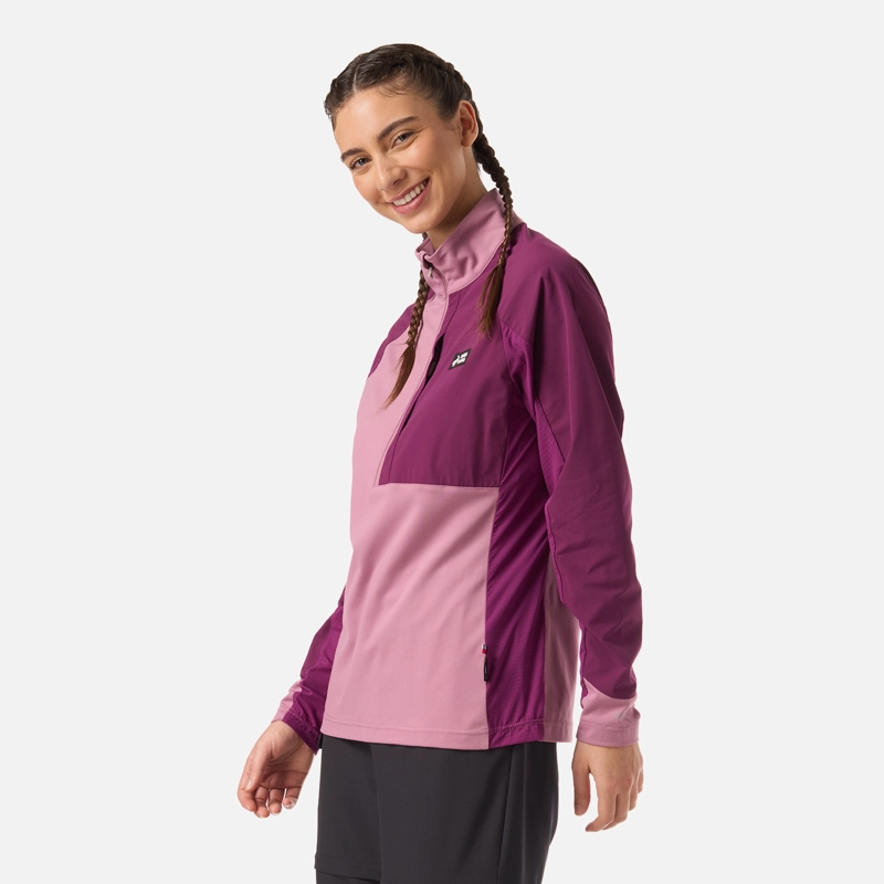 POLERON MUJER HIGO LILA HAKA HONU - 2