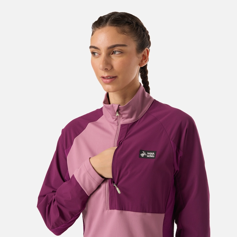 POLERON MUJER HIGO LILA HAKA HONU - 5