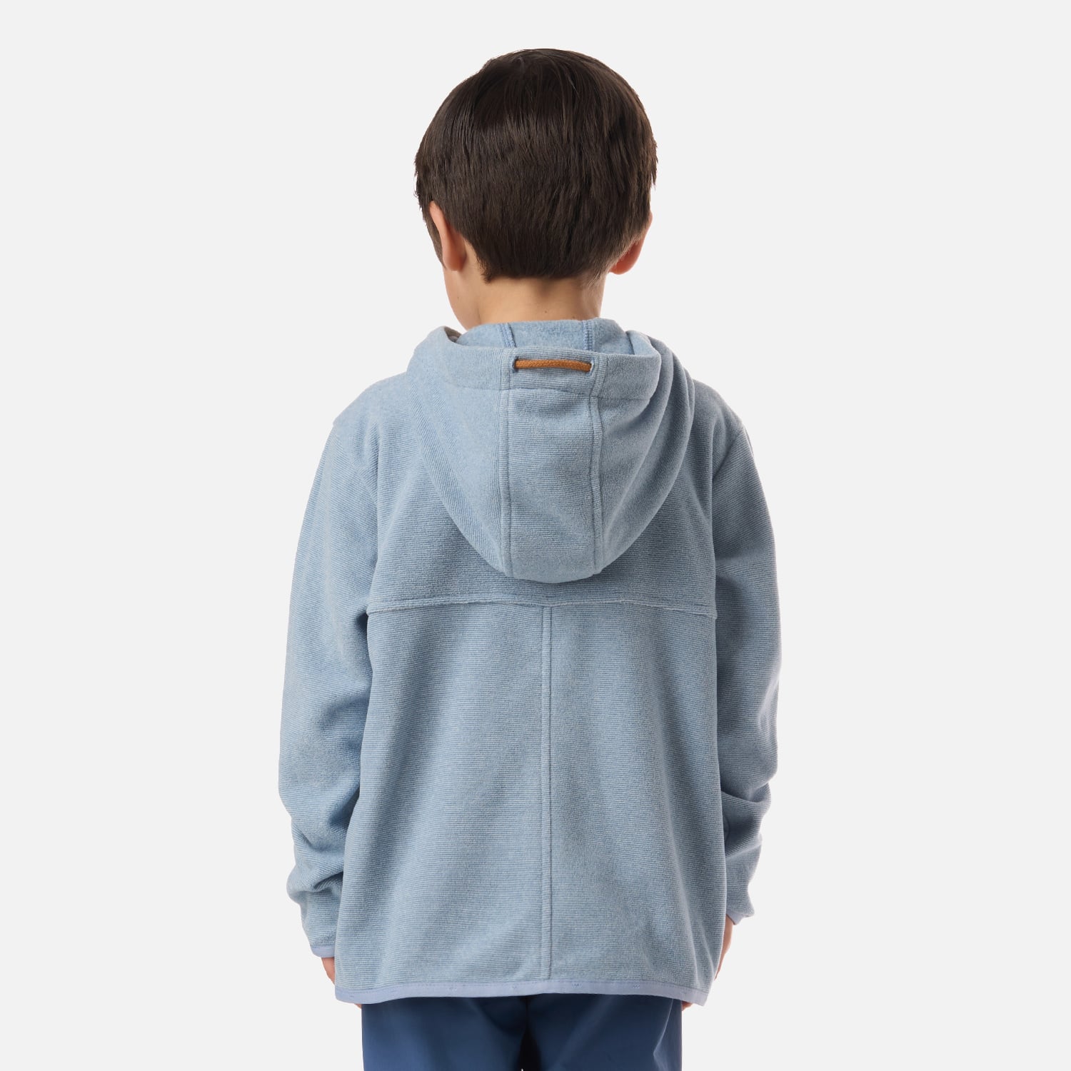POLAR NIÑO STRIPES NANO-F FULL ZIP HOODY AZUL PIEDRA LIPPI V26 - 3