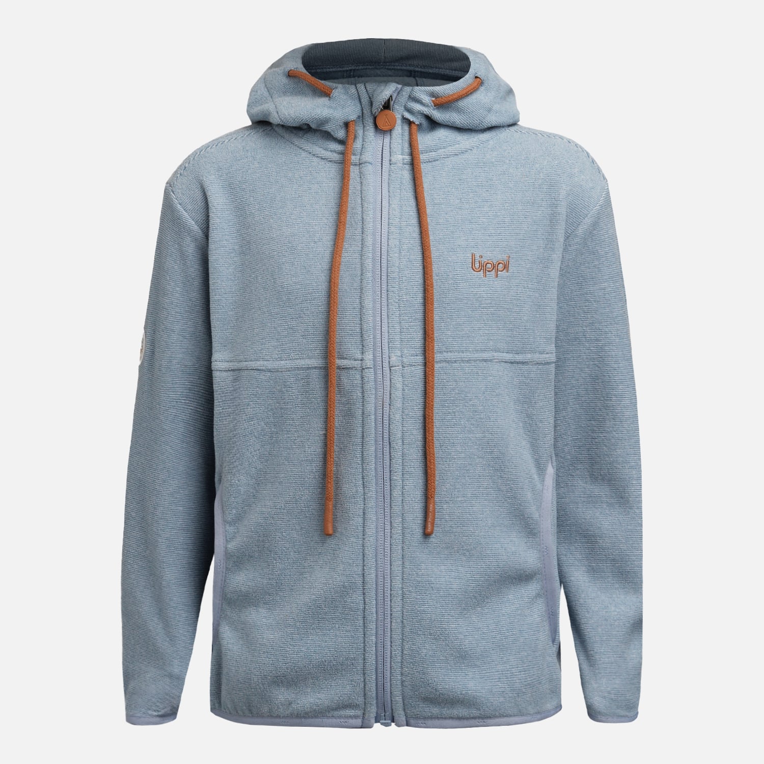 POLAR NIÑO STRIPES NANO-F FULL ZIP HOODY AZUL PIEDRA LIPPI V26 - 7