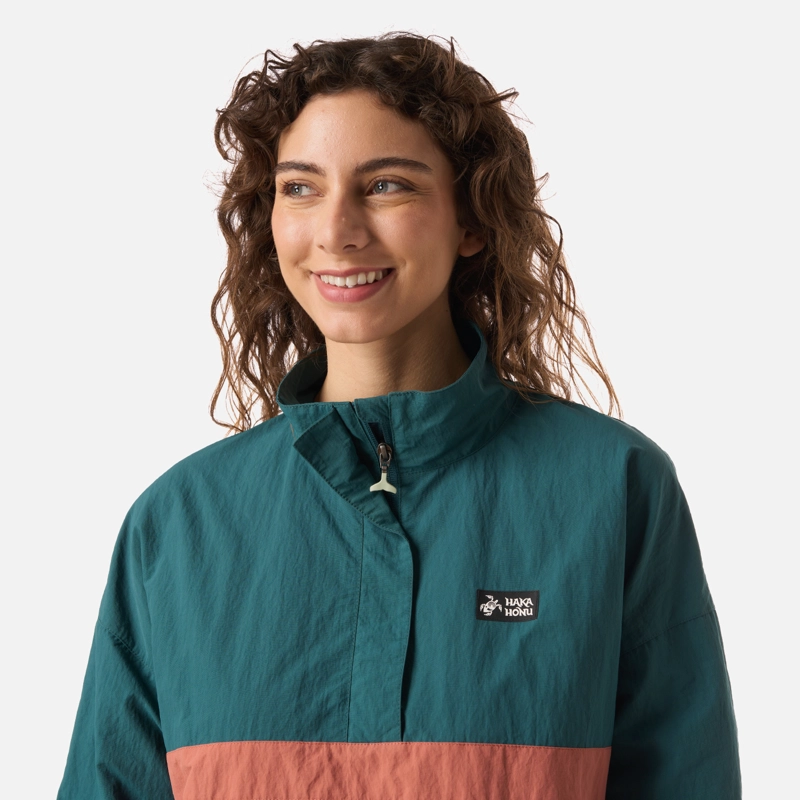CHAQUETA MUJER HIJA DEL VIENTO 14 ZIP PETROLEO HAKA HONU - 4