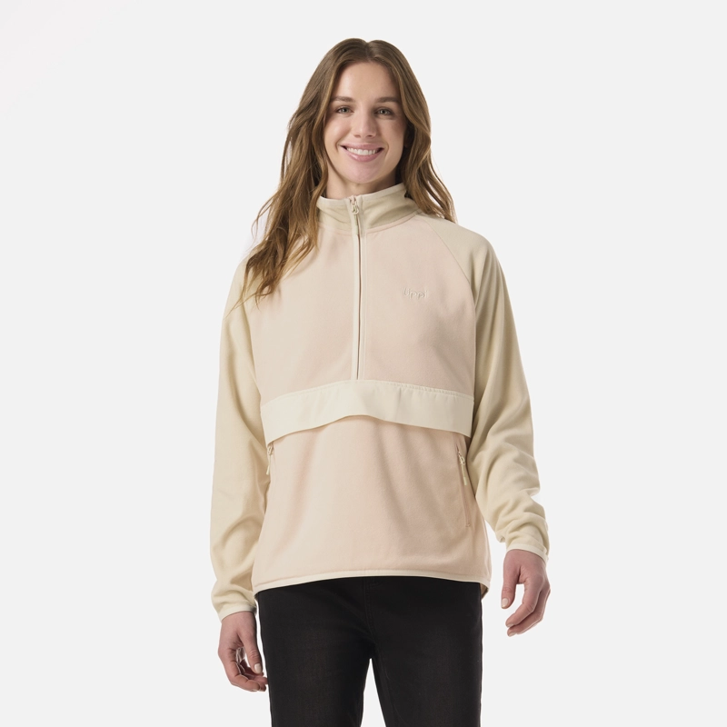 LIPPI POLAR MUJER FIREPLACE 1/4 ZIP SWEATSHIRT DAMASCO LIPPI
