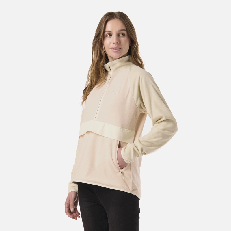 POLAR MUJER FIREPLACE 1/4 ZIP SWEATSHIRT DAMASCO LIPPI - 2