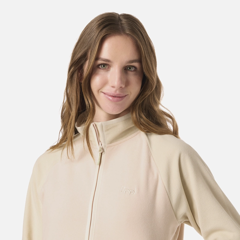POLAR MUJER FIREPLACE 1/4 ZIP SWEATSHIRT DAMASCO LIPPI - 4
