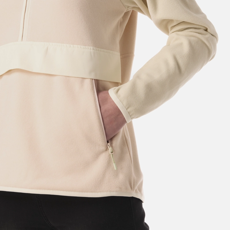 POLAR MUJER FIREPLACE 1/4 ZIP SWEATSHIRT DAMASCO LIPPI - 5