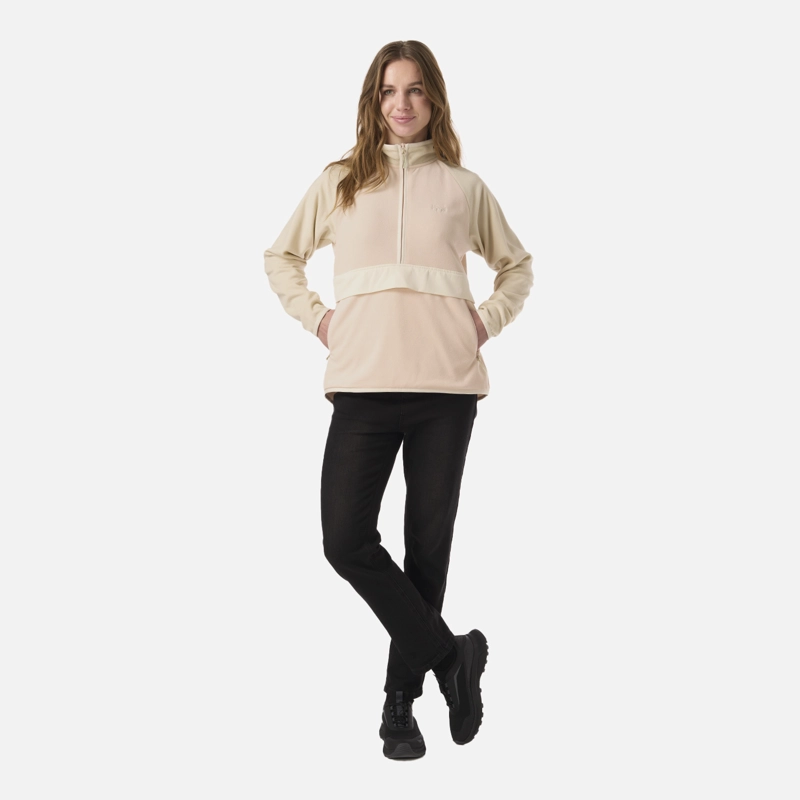 POLAR MUJER FIREPLACE 1/4 ZIP SWEATSHIRT DAMASCO LIPPI - 6