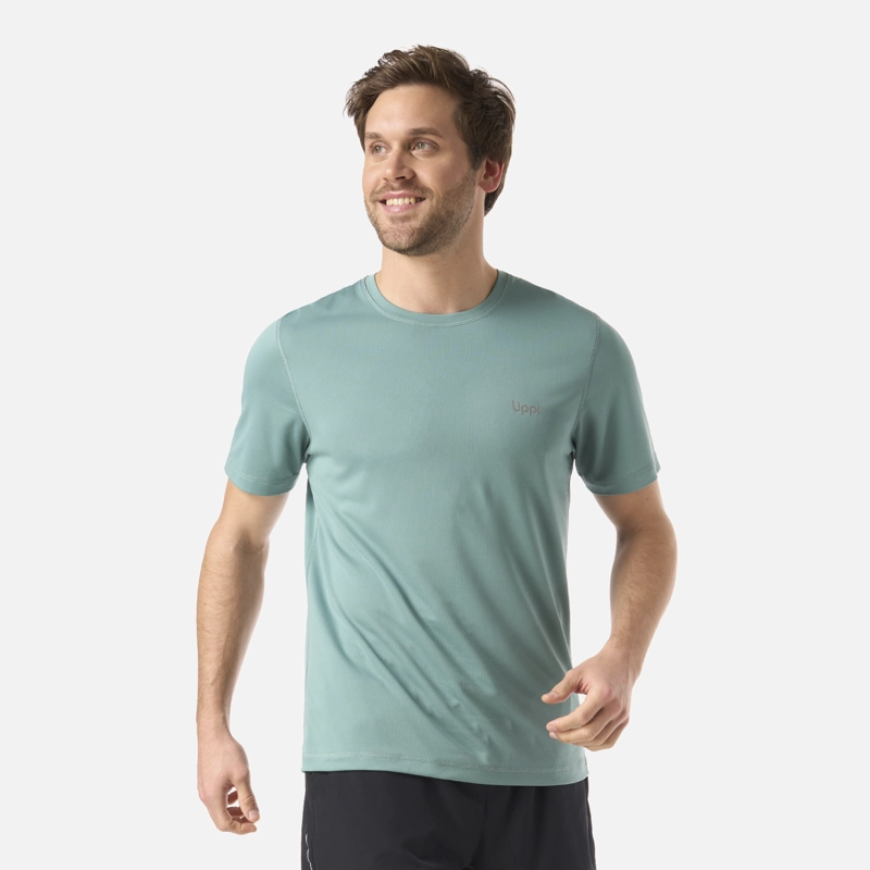 POLERA HOMBRE CORE Q-DRY T-SHIRT TURQUESA LIPPI - 1