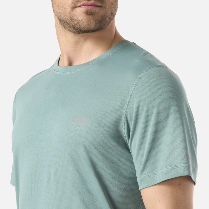 POLERA HOMBRE CORE Q-DRY T-SHIRT TURQUESA LIPPI - 4