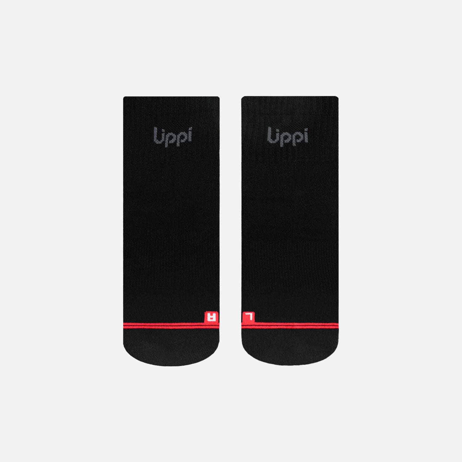 CALCETINES LOGO LIPPI PACK SHORT NEGRO BLANCO GRIS LIPPI V26 - 5