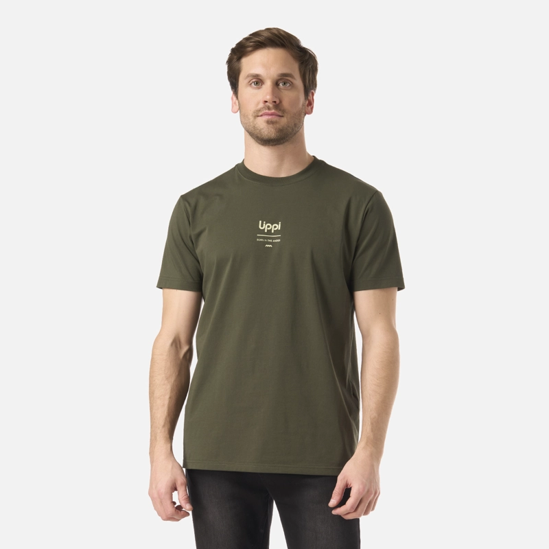 LIPPI POLERA HOMBRE ULMO MID POINT SORONA T-SHIRT VERDE MUSGO LIPPI