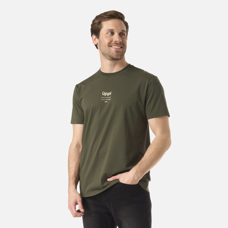 POLERA HOMBRE ULMO MID POINT SORONA T-SHIRT VERDE MUSGO LIPPI - 2