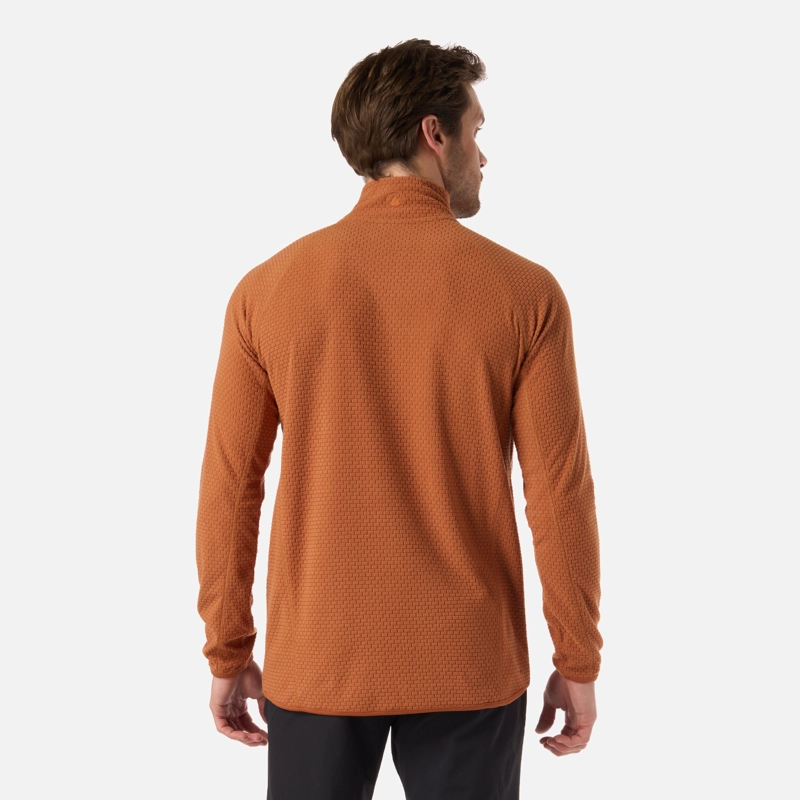 POLERON HOMBRE JACARANDA NANO-F 1/4 ZIP TERRACOTA LIPPI - 3