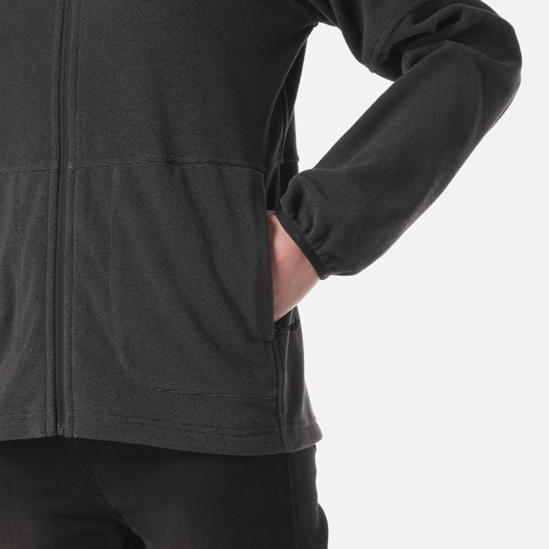 POLAR MUJER STRIPES NANO-F FULL ZIP NEGRO LIPPI V26 - 5