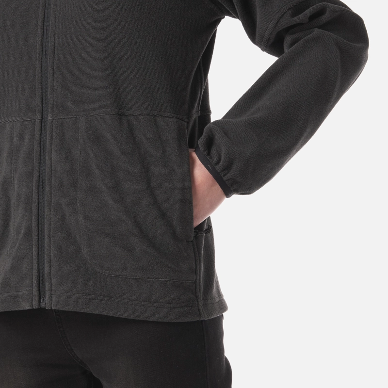 POLAR MUJER STRIPES NANO-F FULL ZIP NEGRO LIPPI V26 - 5