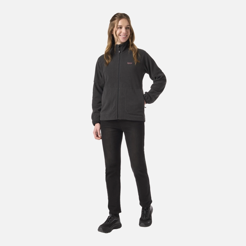 POLAR MUJER STRIPES NANO-F FULL ZIP NEGRO LIPPI V26 - 6