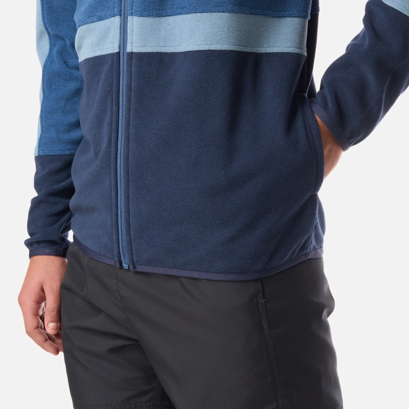 POLAR TEEN BOY FIREPLACE FULL ZIP SWEATSHIRT AZUL OSCURO LIPPI V26 - 5