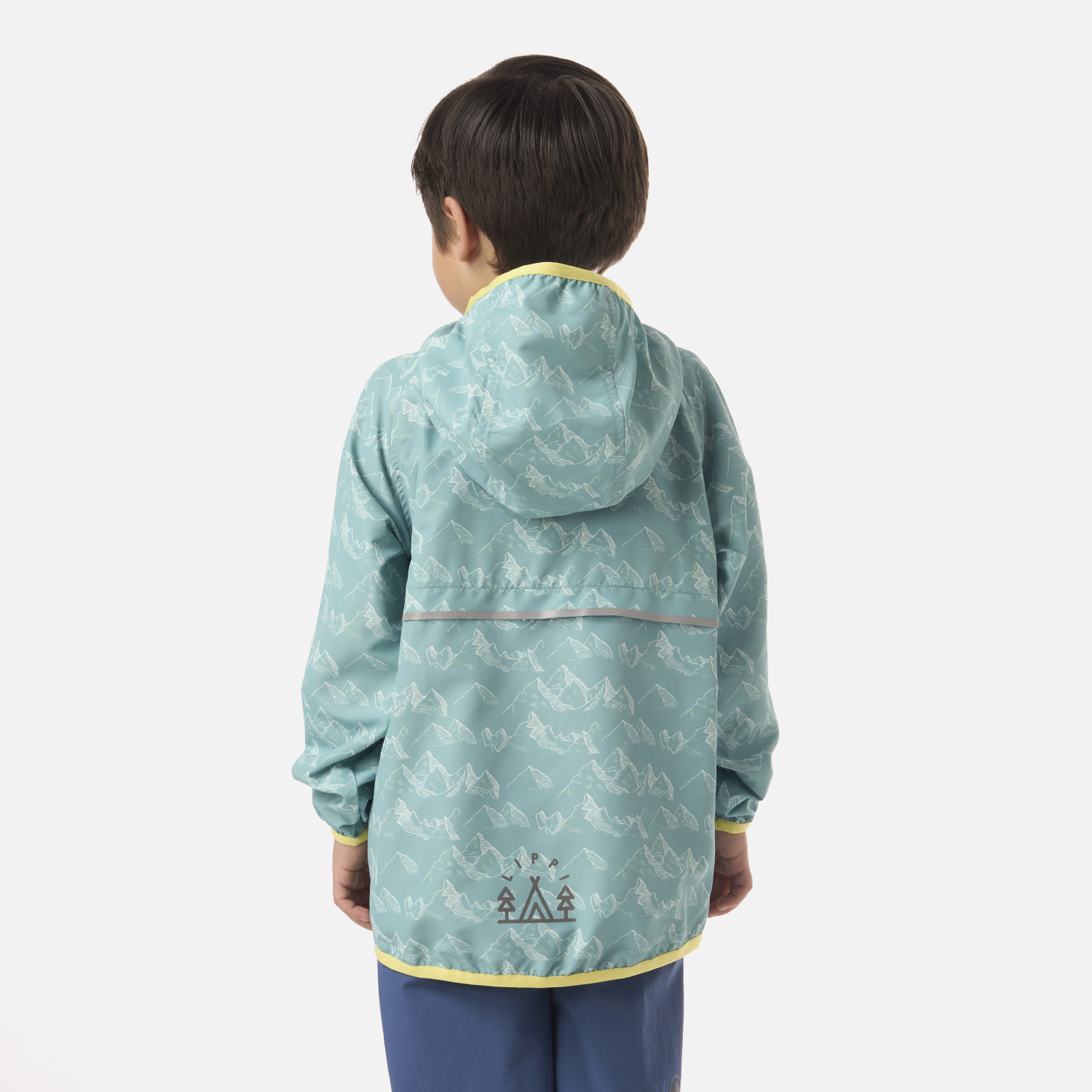 CHAQUETA NIÑO NIGHTFALL WINDBREAKER HOODY JACKET PRINT TURQUESA V26 - 3