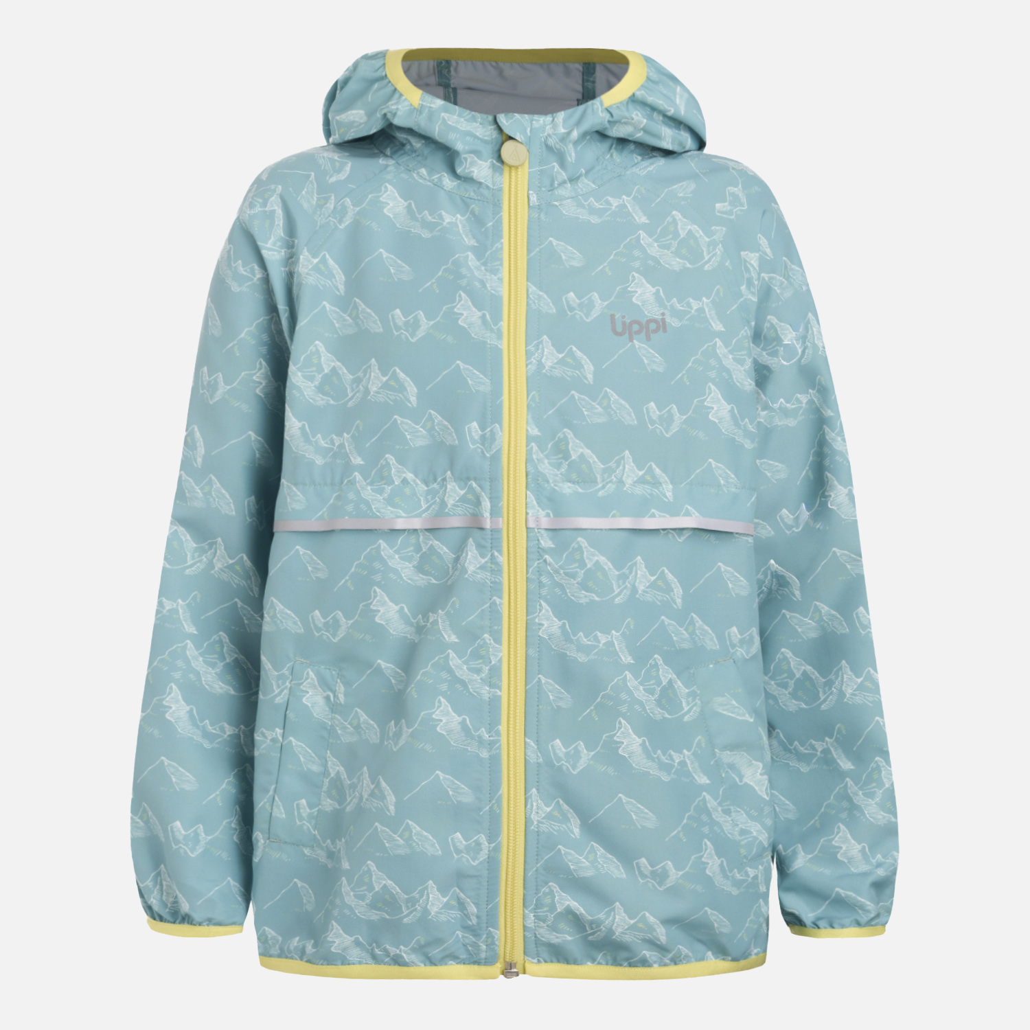 CHAQUETA NIÑO NIGHTFALL WINDBREAKER HOODY JACKET PRINT TURQUESA V26 - 7