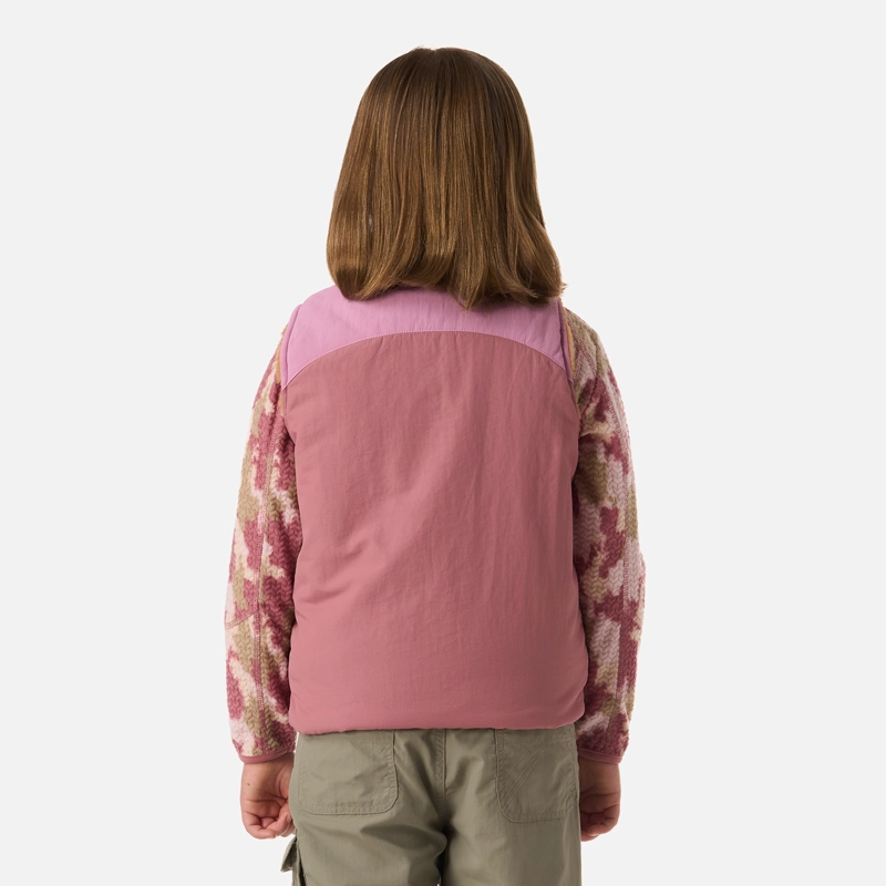 POLAR NIÑA CAMPFIRE 2-FACES JACKET ROSA OSCURO LIPPI - 3