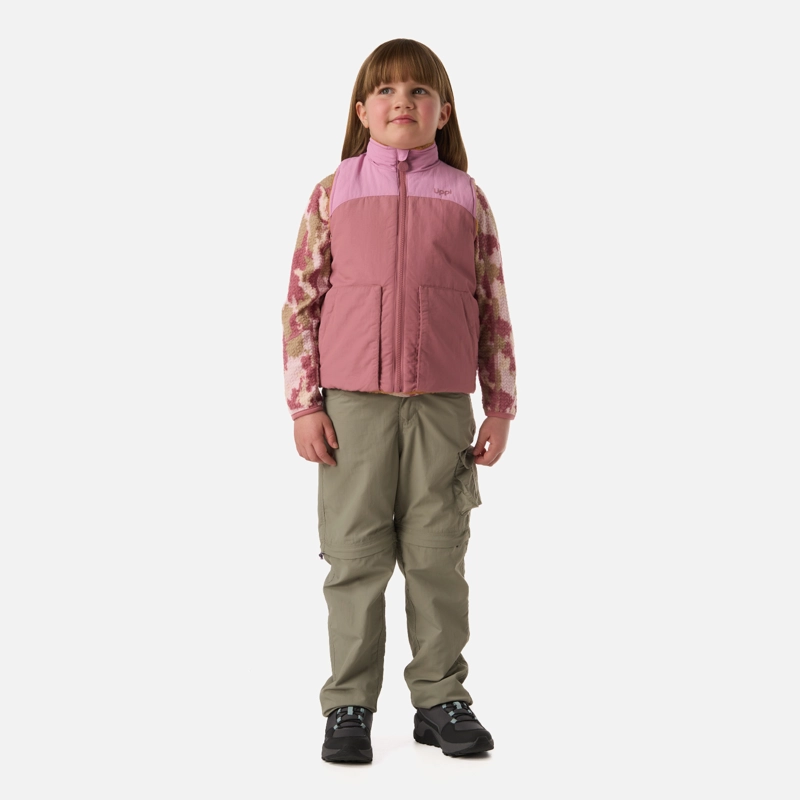POLAR NIÑA CAMPFIRE 2-FACES JACKET ROSA OSCURO LIPPI - 6