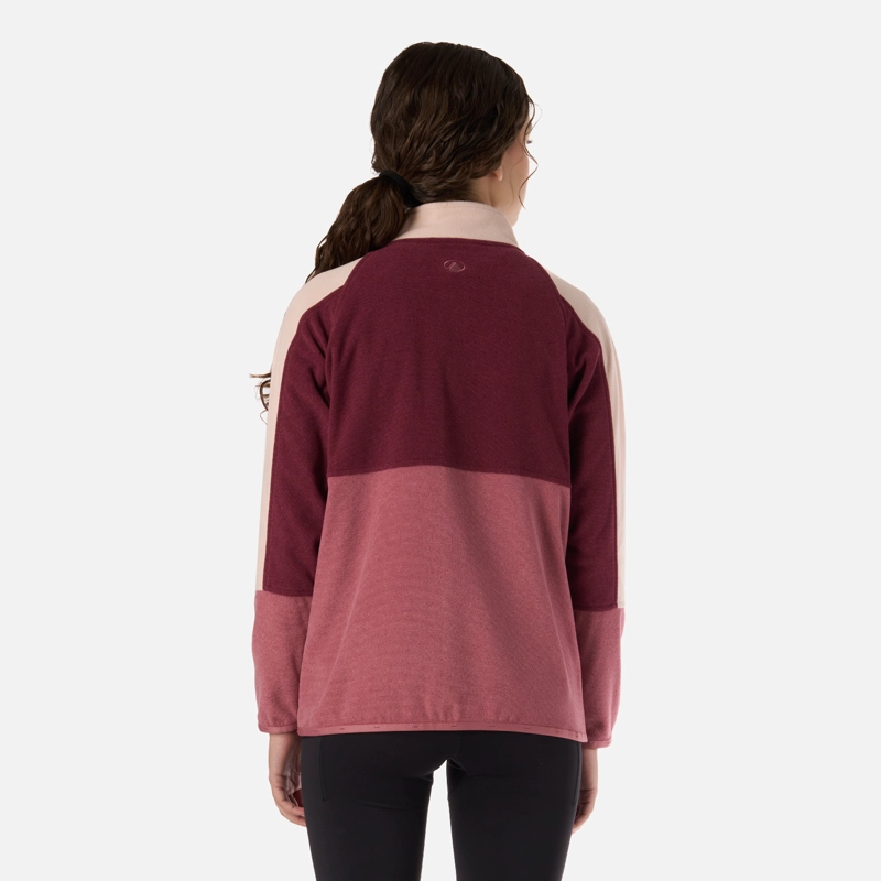 POLAR TEEN GIRL FIREPLACE FULL ZIP SWEATSHIRT ROSA OSCURO LIPPI - 3