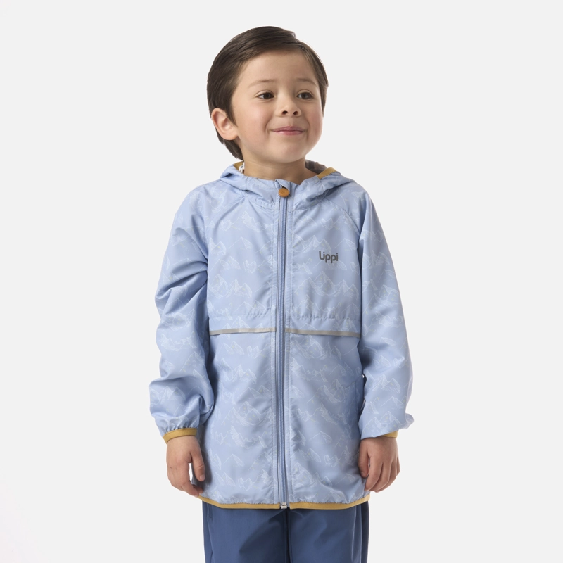 CHAQUETA NIÑO NIGHTFALL WINDBREAKER HOODY JACKET PRINT CELESTE LIPPI - 1