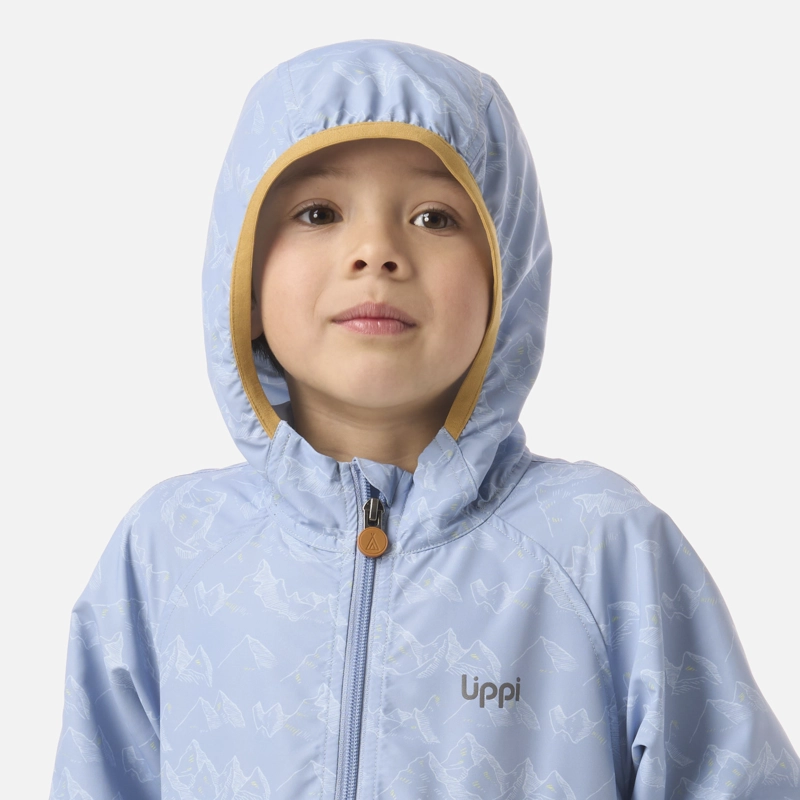 CHAQUETA NIÑO NIGHTFALL WINDBREAKER HOODY JACKET PRINT CELESTE LIPPI - 4