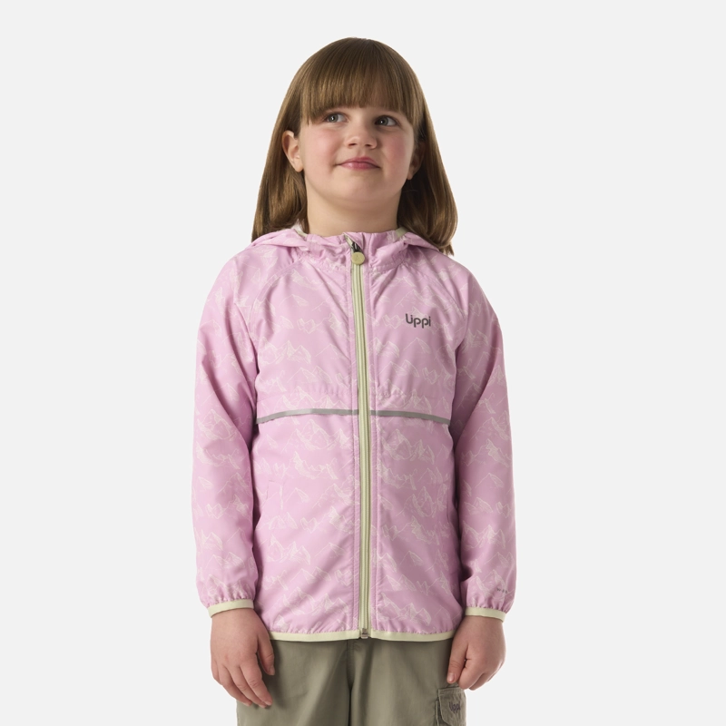 CHAQUETA NIÑA NIGHTFALL WINDBREAKER HOODY JACKET PRINT ROSA LIPPI - 1