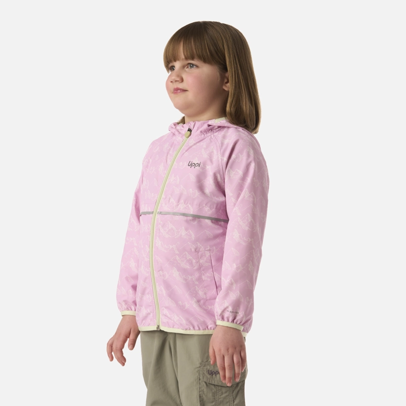 CHAQUETA NIÑA NIGHTFALL WINDBREAKER HOODY JACKET PRINT ROSA LIPPI - 2