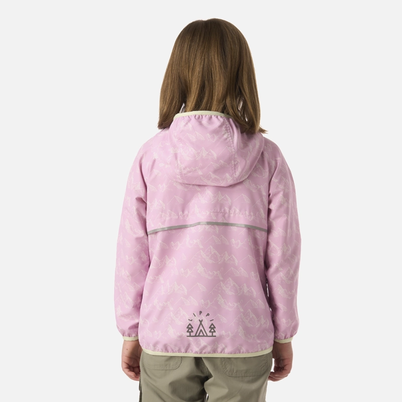 CHAQUETA NIÑA NIGHTFALL WINDBREAKER HOODY JACKET PRINT ROSA LIPPI - 3
