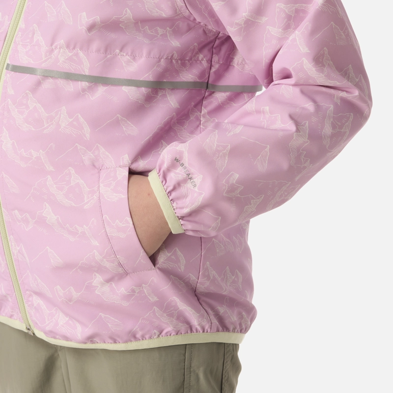 CHAQUETA NIÑA NIGHTFALL WINDBREAKER HOODY JACKET PRINT ROSA LIPPI - 5