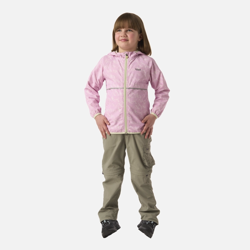 CHAQUETA NIÑA NIGHTFALL WINDBREAKER HOODY JACKET PRINT ROSA LIPPI - 6