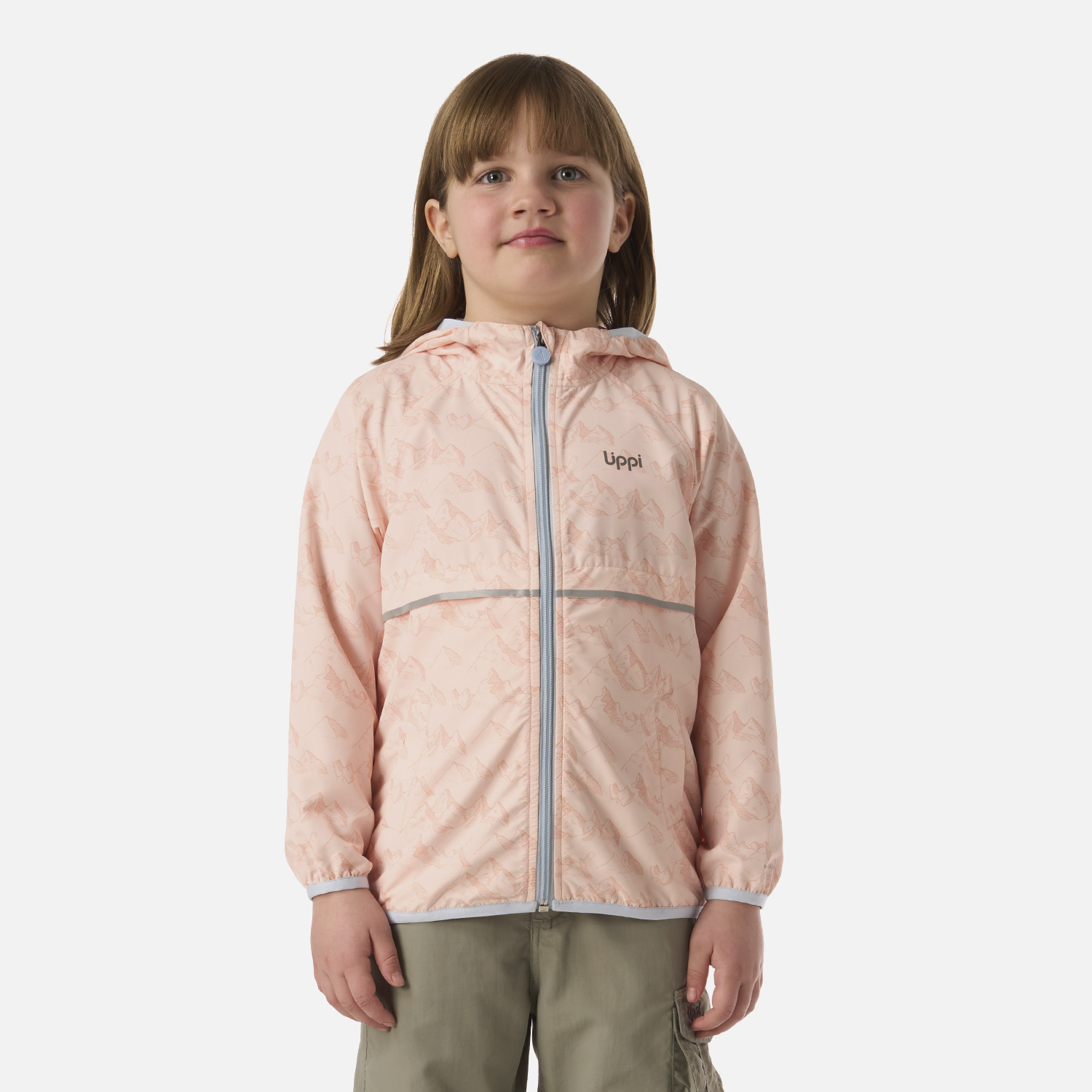 CHAQUETA NIÑA NIGHTFALL WINDBREAKER HOODY JACKET DAMASCO LIPPI V26 - 1