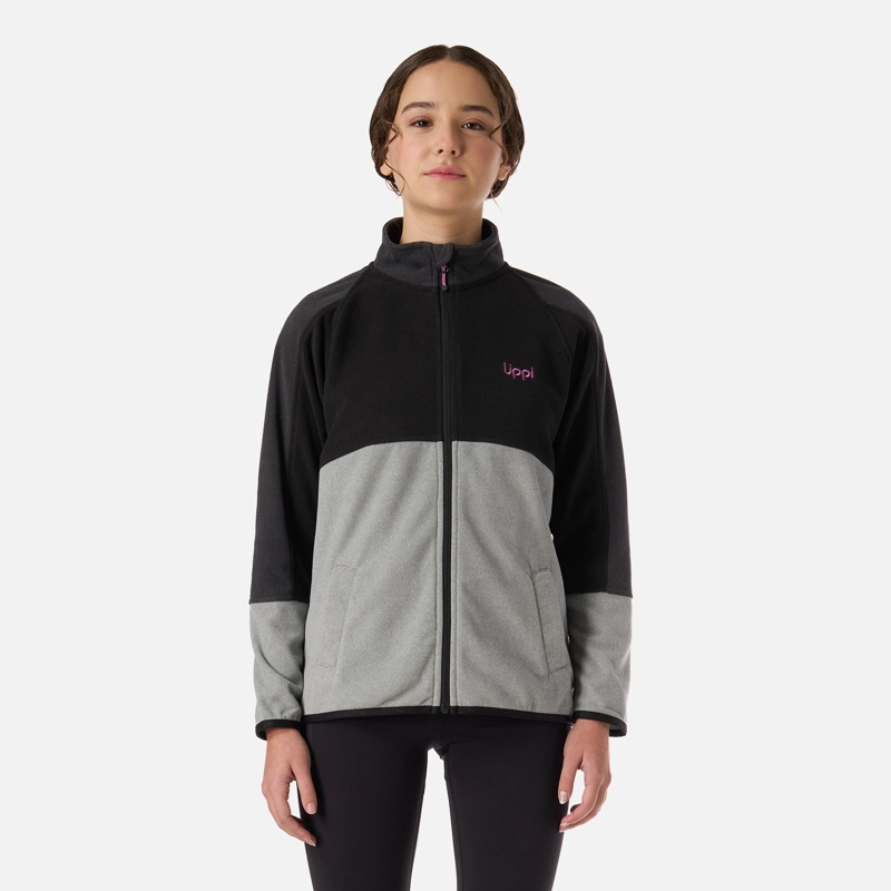 POLAR TEEN GIRL FIREPLACE FULL ZIP SWEATSHIRT NEGRO LIPPI V26 - 1