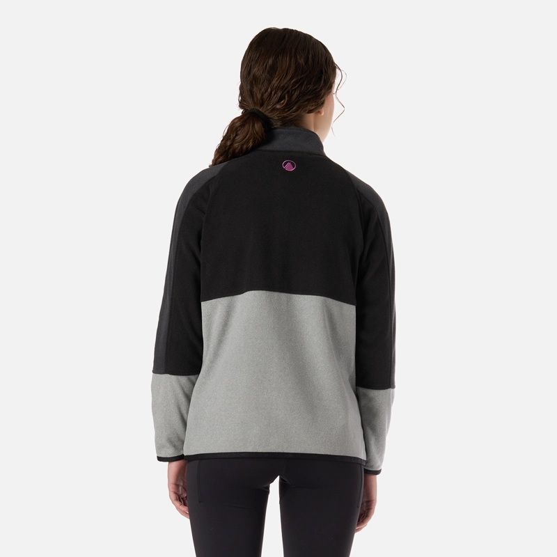 POLAR TEEN GIRL FIREPLACE FULL ZIP SWEATSHIRT NEGRO LIPPI V26 - 3