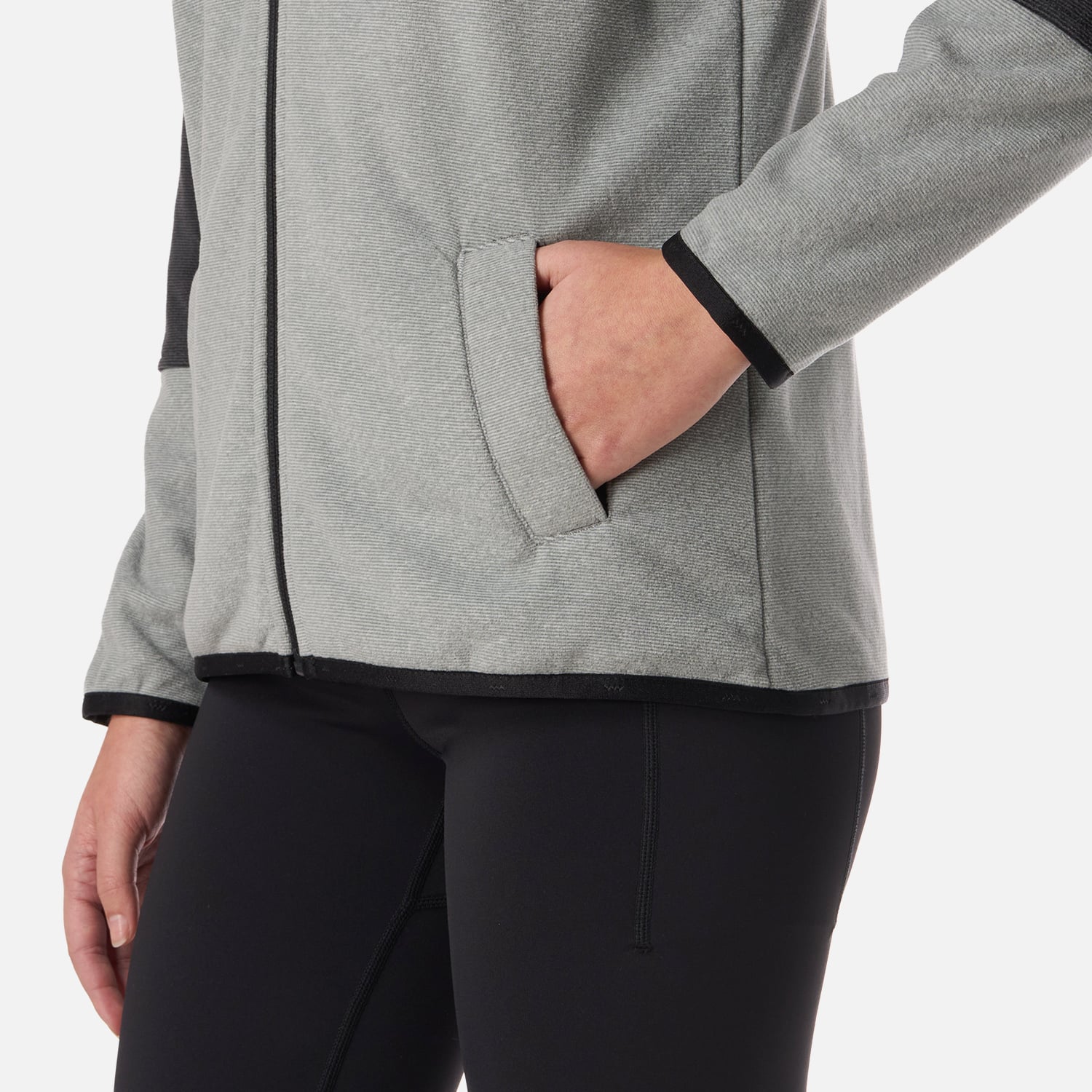 POLAR TEEN GIRL FIREPLACE FULL ZIP SWEATSHIRT NEGRO LIPPI V26 - 4
